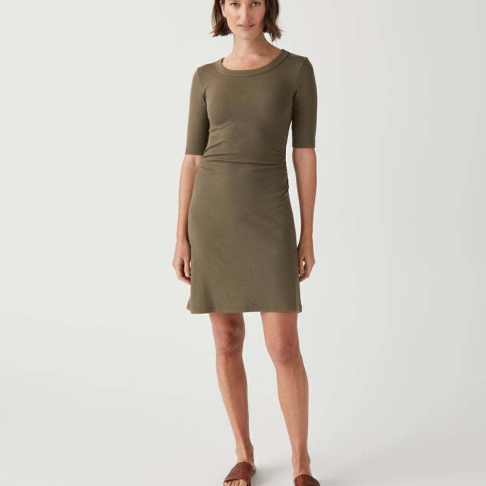 Anthropologie Michael Stars Mona Dress Green Women’s Small Petite